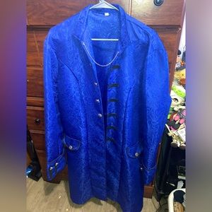 Men’s 4XL Renaissance jacket, blue, princely
